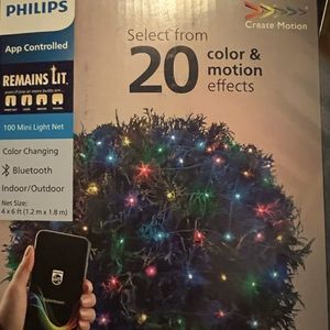 Philips App Controlled Net Christmas Lights